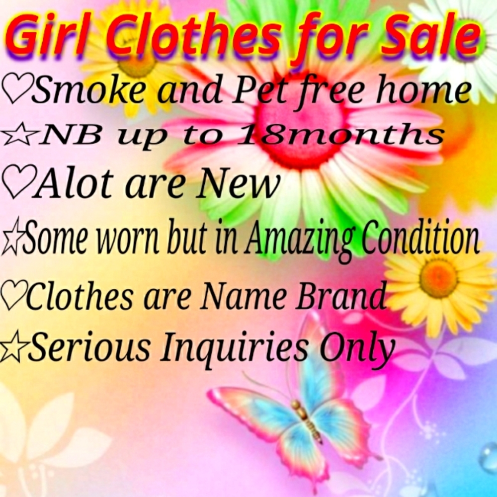 Nb up to 18months Girl Clothes